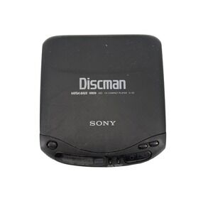 Sony Discman D-131 Portable CD Player Black Mega Bass AVLS Vintage 1994 Parts
